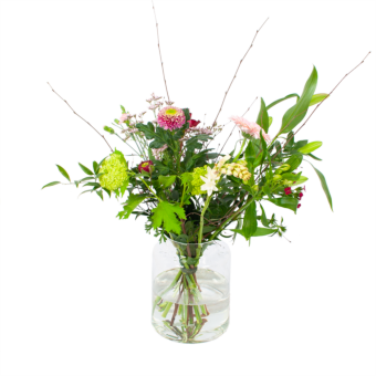 Boeket Roze verrassing Groot boeket bestellen of bezorgen