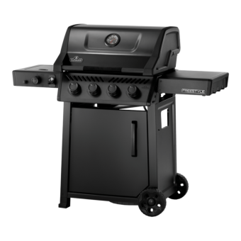 Napoleon Phantom Freestyle 425 - Mat zwart met RVS roosters en deur - Gas barbecues