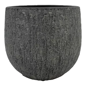 Bloempot Nathan - d18 x h16cm - Antraciet
